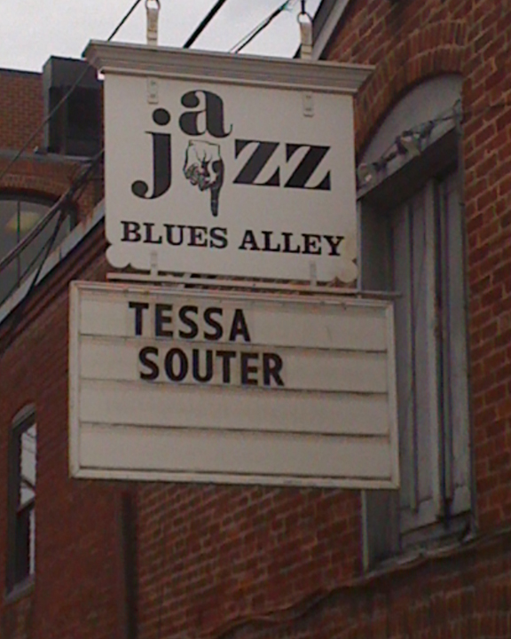 Blues Alley sign, 2014