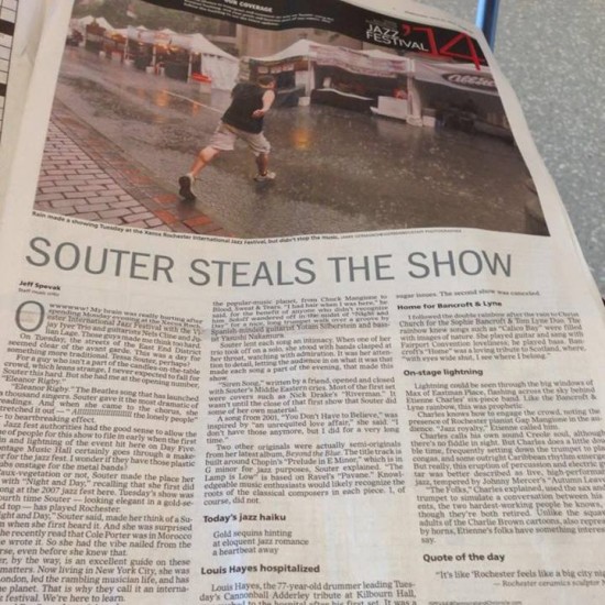 rochester crazy headline from rochester jazz fest